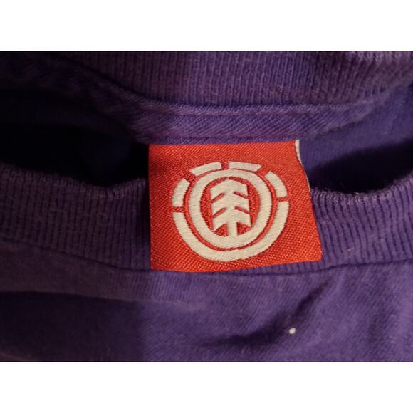Vintage 90s Element Skate Co Tee Small Purple Made in USA OG Skate Streetwear - Picture 5 of 9